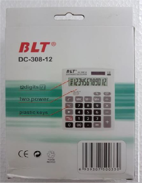 Calculadora BLT DC-308-12 - Imagen 2