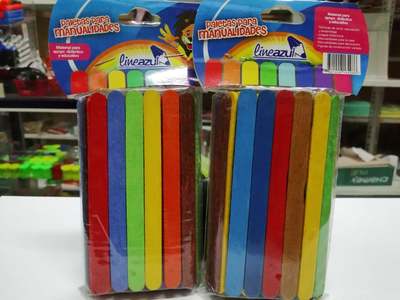 Paletas de Helados de Colores Linea Azul