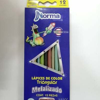Pinturas Norma 12 Colores Metalizados