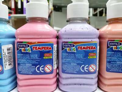 Temperas Estilo Kids 250 cc unidad